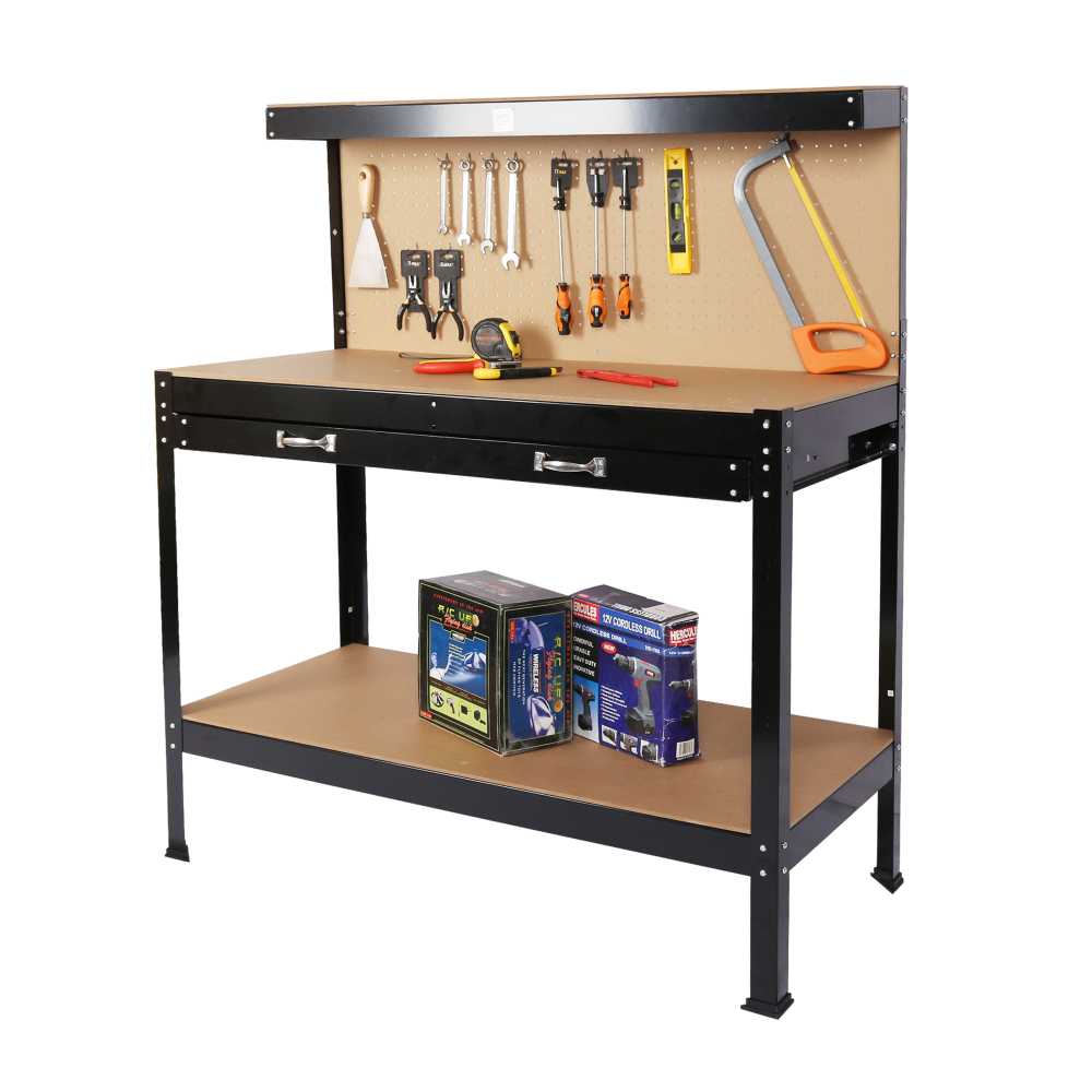 Workshop Tools Board - طاولة عمل فولاذية لتخزين الأدوات مع