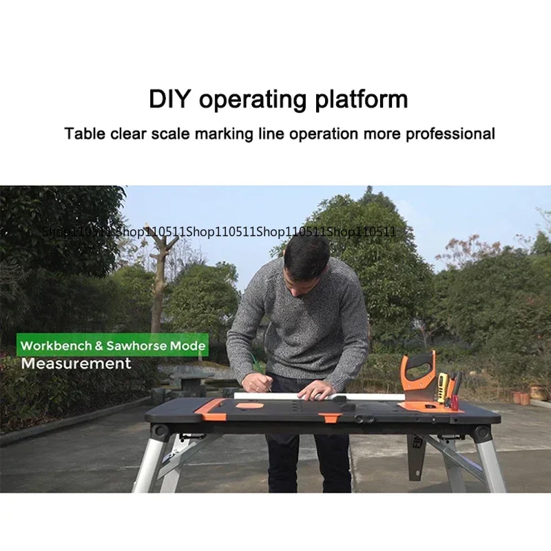 Workbench Portable Fold - 7- في -1 منضدة متعددة الوظائف
