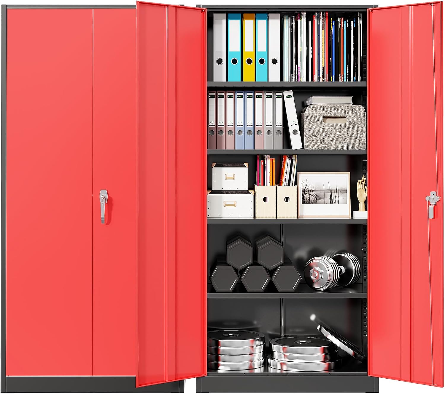 خزانة تخزين معدنية متينة للمرآ - مراجعة Workshop Tools Storage وسعره