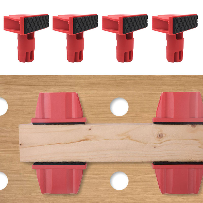 4 قطع من الكلاب البلاستيكية، ت - مراجعة Tools For Woodworking Workshop وسعره