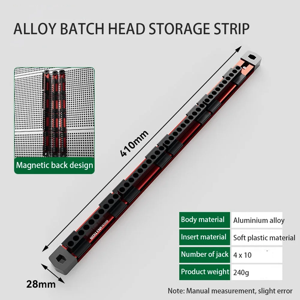 مفك مغناطيسي بت حامل المنظم 40 - مراجعة Workshop Tools Storage وسعره