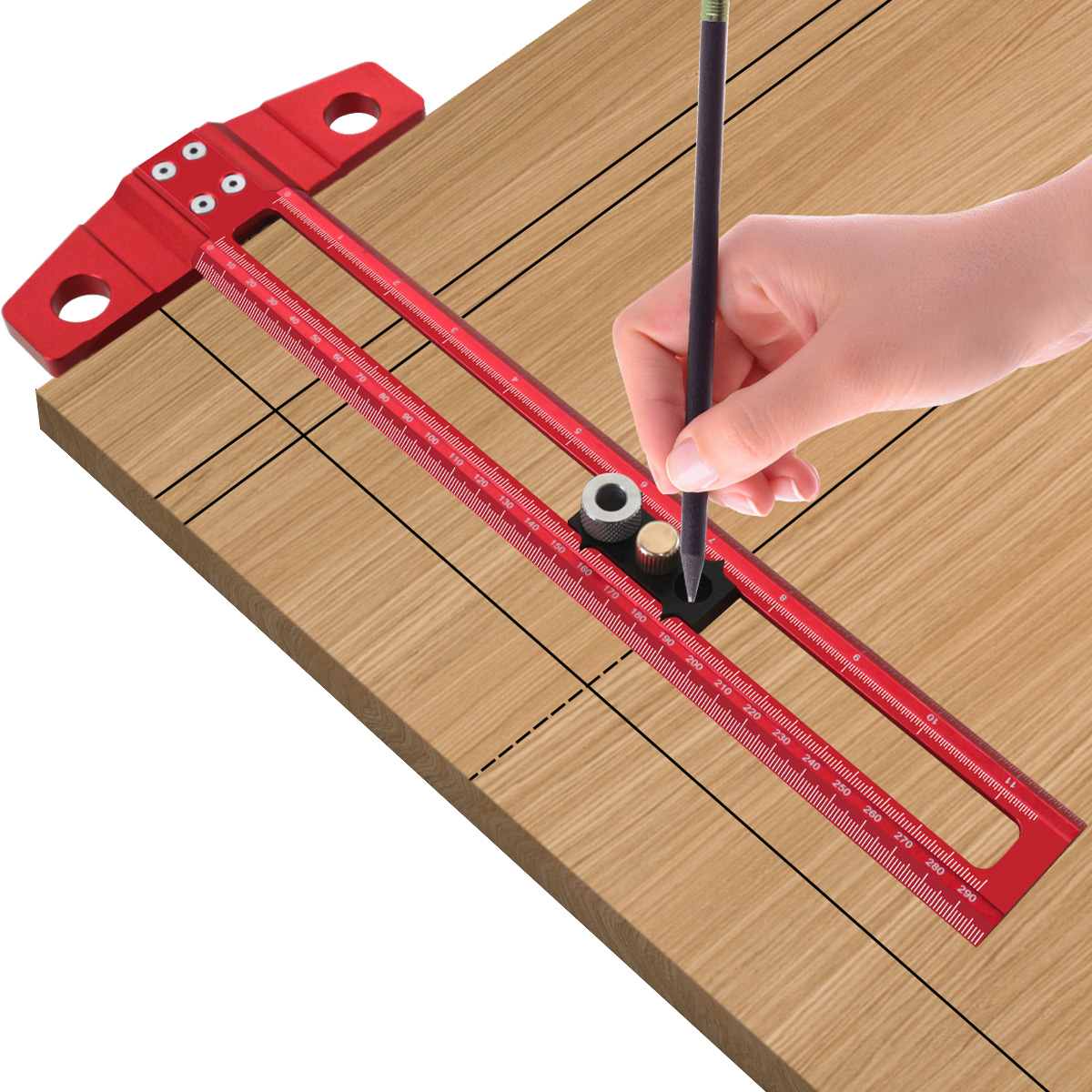 النجارة 2 في 1 الحفر تحديد الم - مراجعة Dowel Jig Kit وسعره
